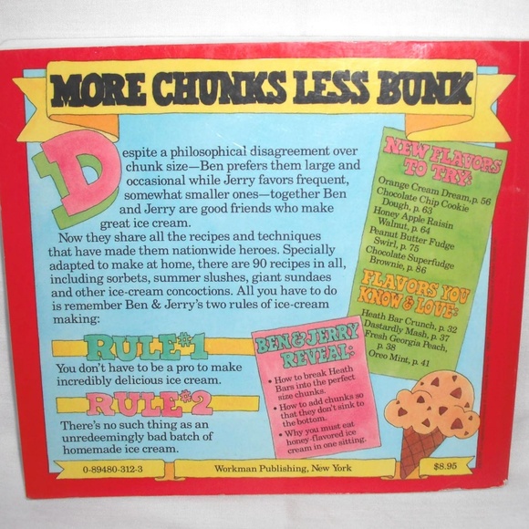 Ben & Jerry's Homemade Ice Cream & Dessert Book - Picture 2 of 3